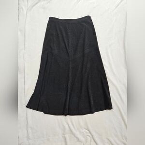 Suede Midi Skirt